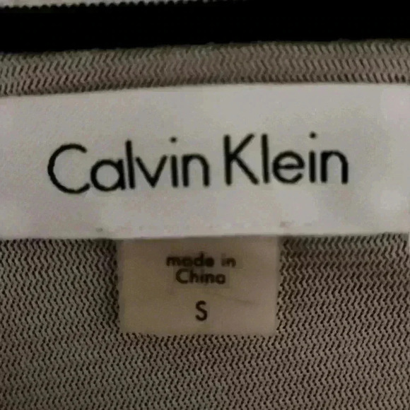 Calvin Klein black knit dress with cutouts | size Small - Picture 3 of 5